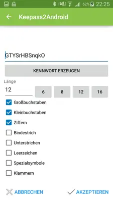 Keepass2Android android App screenshot 2