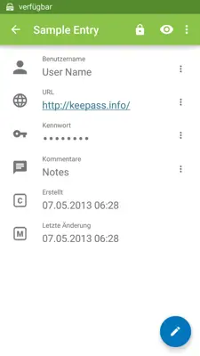 Keepass2Android android App screenshot 4